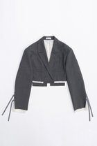 【メゾンスペシャル/MAISON SPECIAL】のMulti Fabric Short Jacket/マルチファブリックショートジャケット GRY(グレー)|ID:prp329100003723204