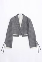 【メゾンスペシャル/MAISON SPECIAL】のMulti Fabric Short Jacket/マルチファブリックショートジャケット L.GRY(ライトグレー)|ID:prp329100003723204