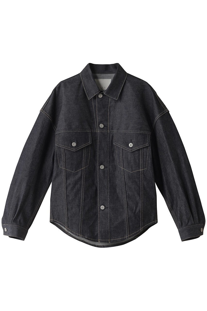 【スタニングルアー/STUNNING LURE】の【KUROiro】リジッドデニムジャケット インテリア・キッズ・メンズ・レディースファッション・服の通販 founy(ファニー) 　ファッション　Fashion　レディースファッション　Fashion for Women　アウター　Coat / Outerwear Collection　レディースジャケット・軽アウター　Jackets　デニムジャケット / カジュアルアウター　Denim Jackets　インナー　Innerwear　ジャケット　Jacket, Outerwear　デニム　Denim, Jeans Material　モダン　Modern, Contemporary　リラックス　Relax, Relaxed Fit　おすすめ　Recommended / Our Picks　日本製　Made In Japan　インディゴブルー|ID: prp329100003723228 ipo3291000000032961362