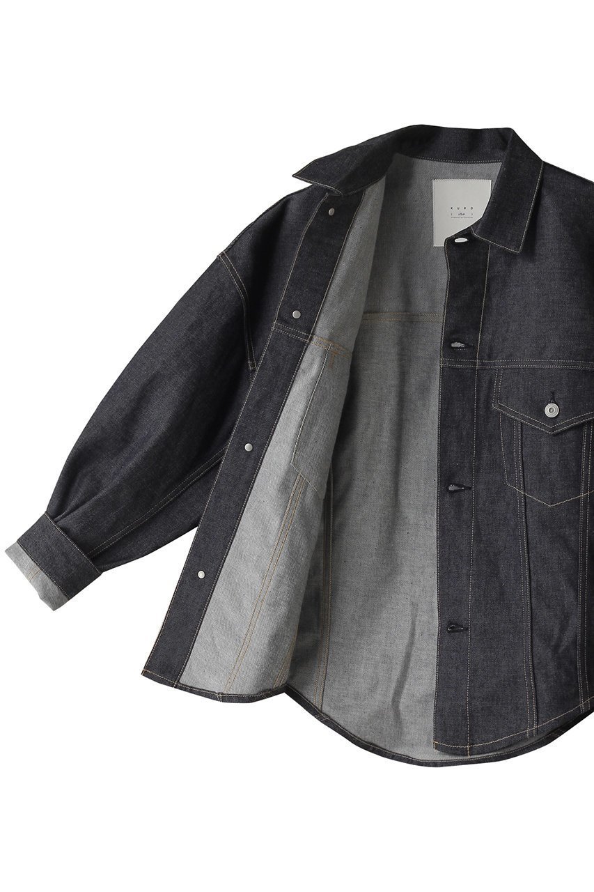 【スタニングルアー/STUNNING LURE】の【KUROiro】リジッドデニムジャケット 人気、トレンドファッション・服の通販 founy(ファニー) 　ファッション　Fashion　レディースファッション　Fashion for Women　アウター　Coat / Outerwear Collection　レディースジャケット・軽アウター　Jackets　デニムジャケット / カジュアルアウター　Denim Jackets　インナー　Innerwear　ジャケット　Jacket, Outerwear　デニム　Denim, Jeans Material　モダン　Modern, Contemporary　リラックス　Relax, Relaxed Fit　おすすめ　Recommended / Our Picks　日本製　Made In Japan　other-6|ID: prp329100003723228 ipo3291000000036772930