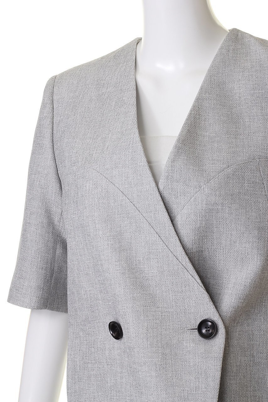 【スタニングルアー/STUNNING LURE】の【Waltz】ショートスリーブジャケット 人気、トレンドファッション・服の通販 founy(ファニー) 　ファッション　Fashion　レディースファッション　Fashion for Women　アウター　Coat / Outerwear Collection　レディースジャケット・軽アウター　Jackets　クール　Cool, Chic　ジャケット　Jacket, Outerwear　センター　Center, Center Line　ポケット　Pocket, Pocket Detail　マニッシュ　Mannish, Boyish　other-5|ID: prp329100003723230 ipo3291000000032957480
