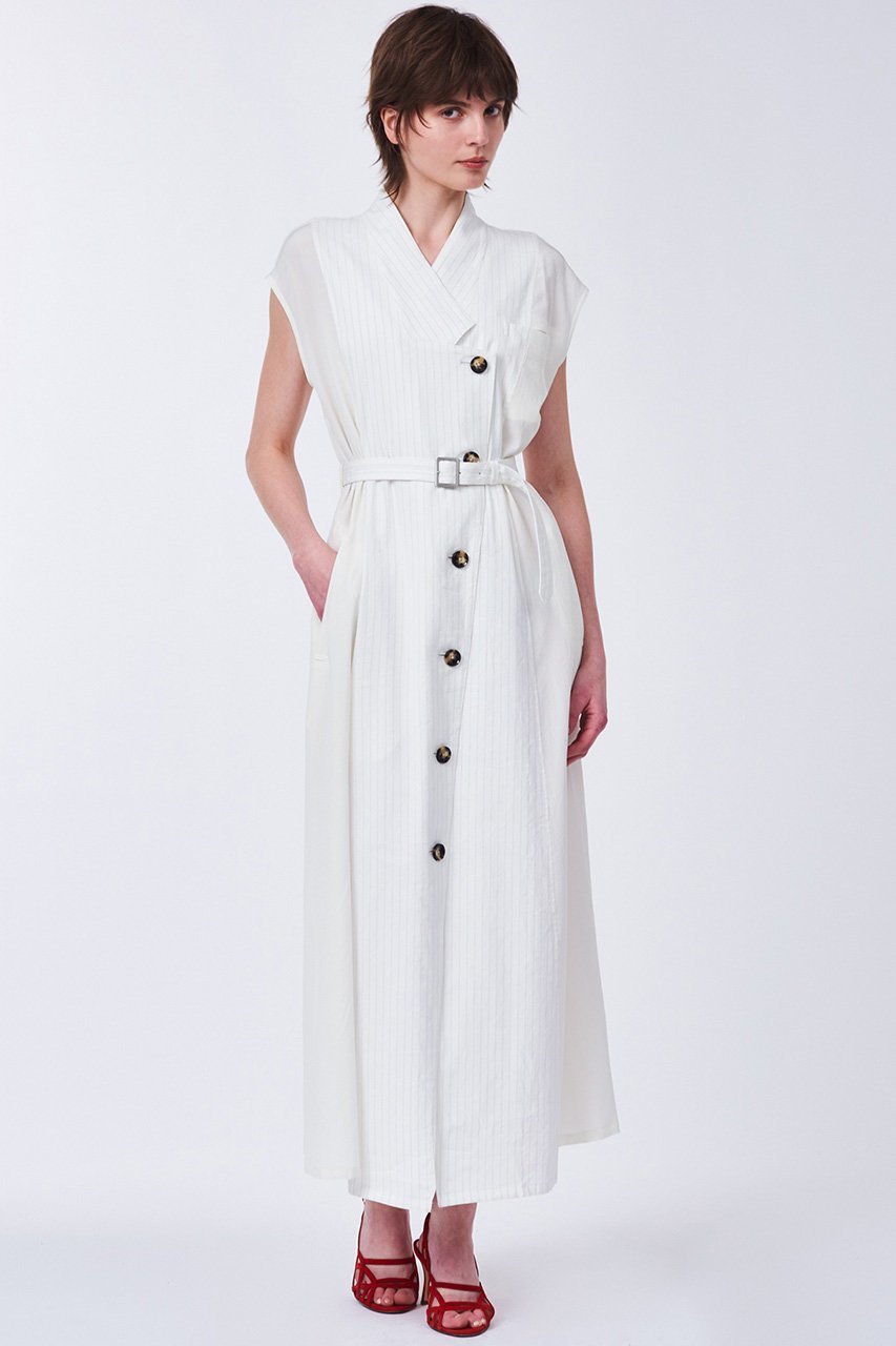 【スタニングルアー/STUNNING LURE】の【Waltz】ストライプドレス 人気、トレンドファッション・服の通販 founy(ファニー) 　ファッション　Fashion　レディースファッション　Fashion for Women　ワンピース　Dresses　フォーマル・パーティードレス・結婚式用ドレス　Elegant & Casual Dresses　チュニック　Tunic Tops & Dresses　エレガント 上品　Elegant　ギャザー　Gathered, Ruffled　コンビ　Combo, Combination Style　サマー　Summer, Summer Style　シェイプ　Shape, Slim Fit　ジャケット　Jacket, Outerwear　ストライプ　Stripe, Striped Pattern　チュニック　Tunic, Long Top　ドレス　Dress, One-Piece　バランス　Balance, Style Balance　ポケット　Pocket, Pocket Detail　モダン　Modern, Contemporary　ロング　Long, Long-Length　other-8|ID: prp329100003723231 ipo3291000000032893559