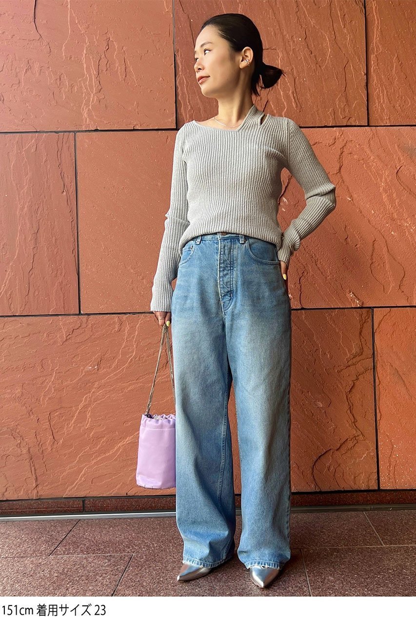 【スタニングルアー/STUNNING LURE】のrワイドレッグデニム 人気、トレンドファッション・服の通販 founy(ファニー) 　ファッション　Fashion　レディースファッション　Fashion for Women　パンツ　Pants & Trousers　デニムパンツ・ジーンズ・美脚デニム　Denim Jeans & Pants　デニム　Denim, Jeans Material　ルーズ　Loose, Oversized　other-8|ID: prp329100003723267 ipo3291000000032818579