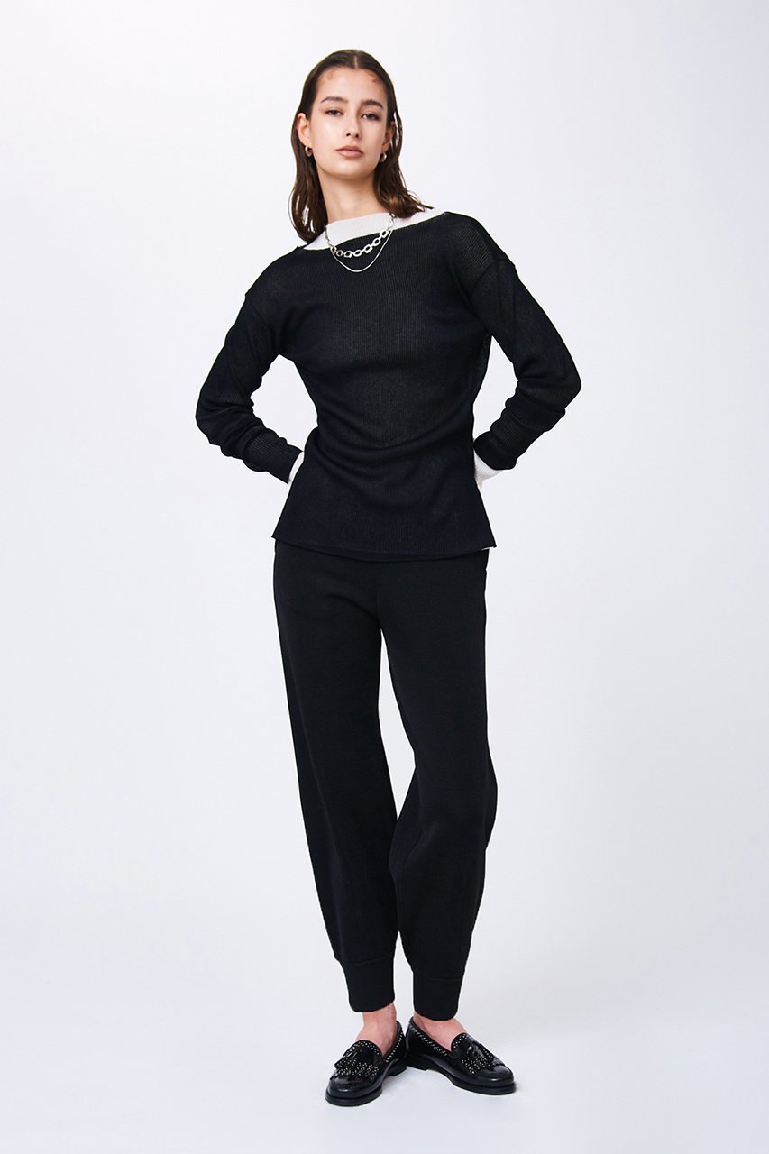 【スタニングルアー/STUNNING LURE】のメタルヤーンニットパンツ 人気、トレンドファッション・服の通販 founy(ファニー) 　ファッション　Fashion　レディースファッション　Fashion for Women　パンツ　Pants & Trousers　ギャザー　Gathered, Ruffled　メタリック　Metallic, Shiny Finish　other-6|ID: prp329100003723268 ipo3291000000032827764