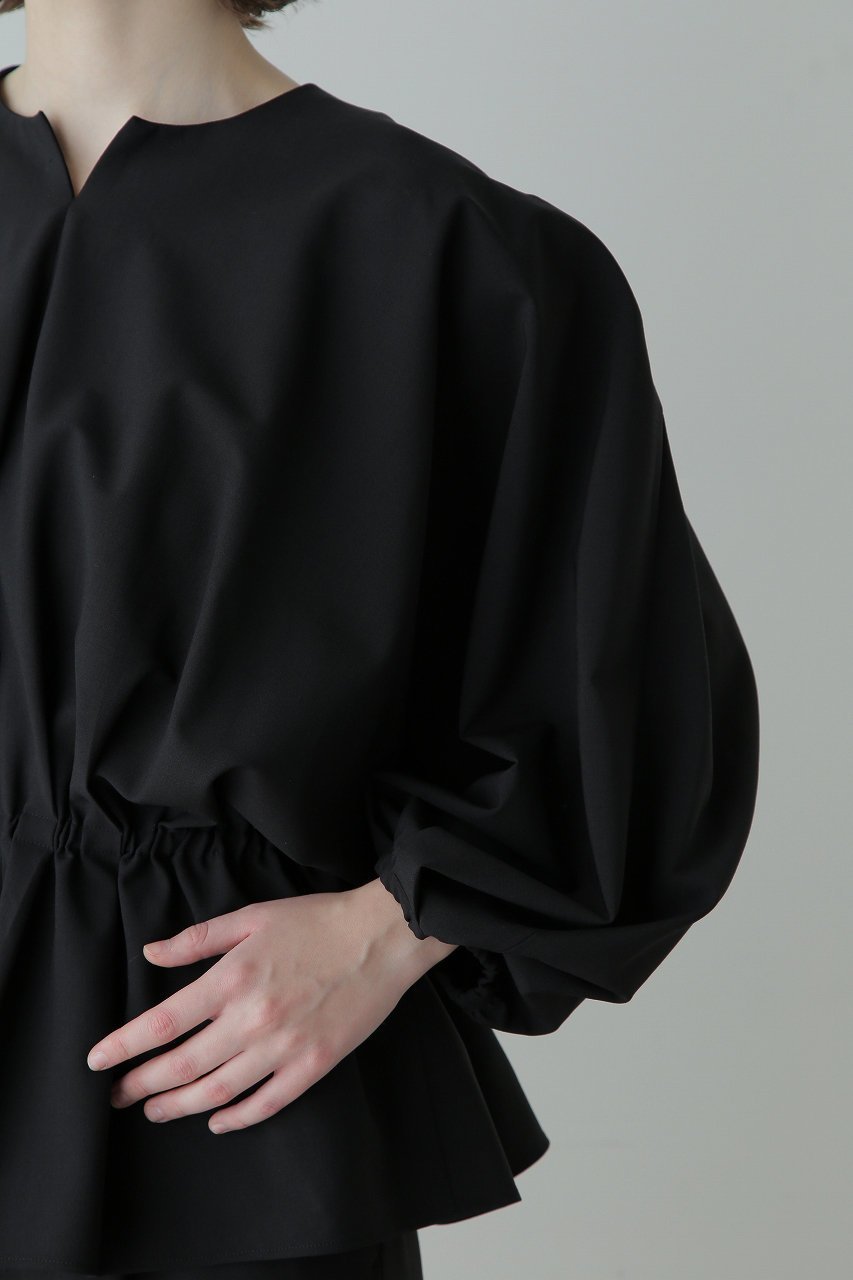 【ヒューエルミュージアム/hueLe Museum】の【STUMBLY】バルーンスリーブブラウス 人気、トレンドファッション・服の通販 founy(ファニー) 　ファッション　Fashion　レディースファッション　WOMEN　トップス・カットソー　Tops/Tshirt　シャツ/ブラウス　Shirts/Blouses　ギャザー　Gather　スリーブ　Sleeve　パターン　Pattern　ロング　Long　other-2|ID: prp329100003724103 ipo3291000000031263420