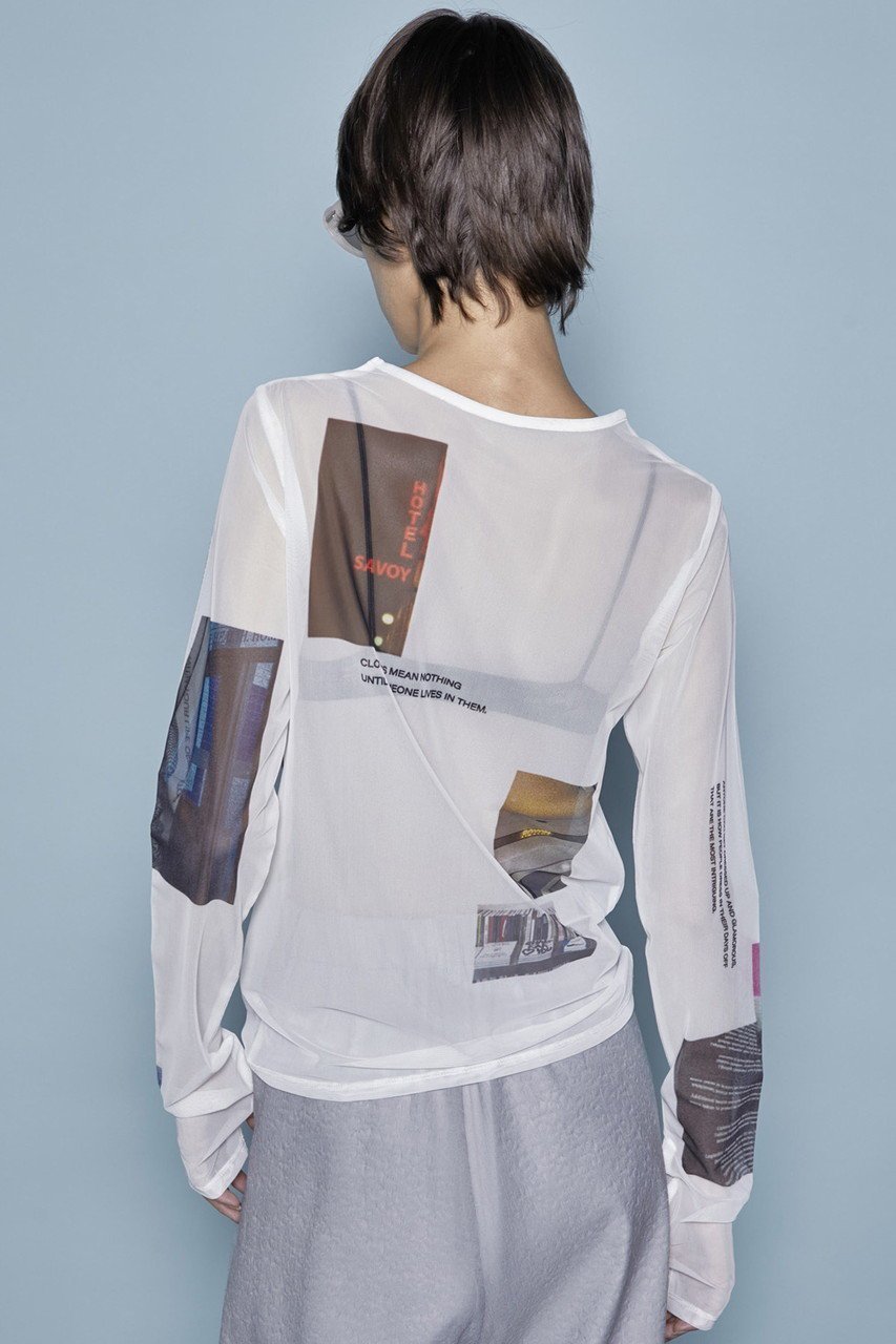 【メゾンスペシャル/MAISON SPECIAL】のPhoto Print Mesh Tops/フォトプリントメッシュトップス 人気、トレンドファッション・服の通販 founy(ファニー) 　ファッション　Fashion　レディースファッション　WOMEN　トップス・カットソー　Tops/Tshirt　シャツ/ブラウス　Shirts/Blouses　ロング / Tシャツ　T-Shirts　カットソー　Cut and Sewn　インナー　Inner　キャミソール　Camisole　スリーブ　Sleeve　タンク　Tank　プリント　Print　メッシュ　Mesh　ロング　Long　other-8|ID: prp329100003724139 ipo3291000000031388826