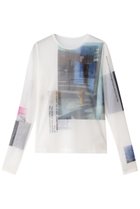 【メゾンスペシャル/MAISON SPECIAL】のPhoto Print Mesh Tops/フォトプリントメッシュトップス WHT(ホワイト)|ID: prp329100003724139 ipo3291000000032926261