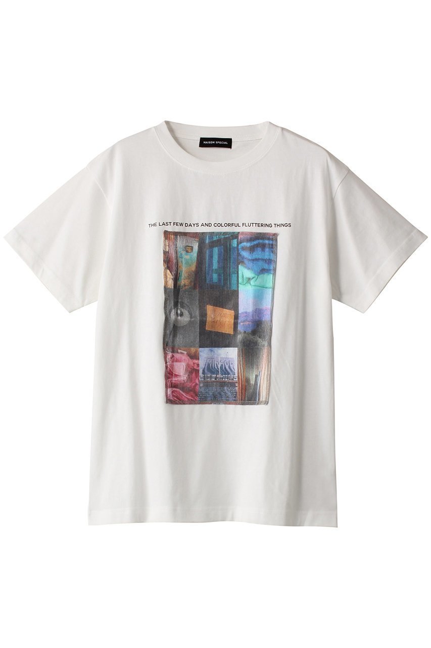 【メゾンスペシャル/MAISON SPECIAL】のGlitter Photo T-shirt/キラキラフォトTシャツ インテリア・キッズ・メンズ・レディースファッション・服の通販 founy(ファニー) ファッション Fashion レディースファッション Fashion for Women トップス・カットソー Cut & Sew Tops シャツ・ブラウス・オフィスカジュアル Elegant Blouses & Button-Ups ロングTシャツ・Tシャツ Longline T-Shirts & Tees カットソー・ベーシックTシャツ Cut-and-Sewn Tops / Stretch Tees & Basics インナー Innerwear コンパクト Compact, Small Size ショート Short, Short Length ジャケット Jacket, Outerwear スリーブ Sleeve, Long Sleeve / Short Sleeve プリント Print, Printed Pattern 夏 Summer WHT(ホワイト)|ID: prp329100003724140 ipo3291000000032931867