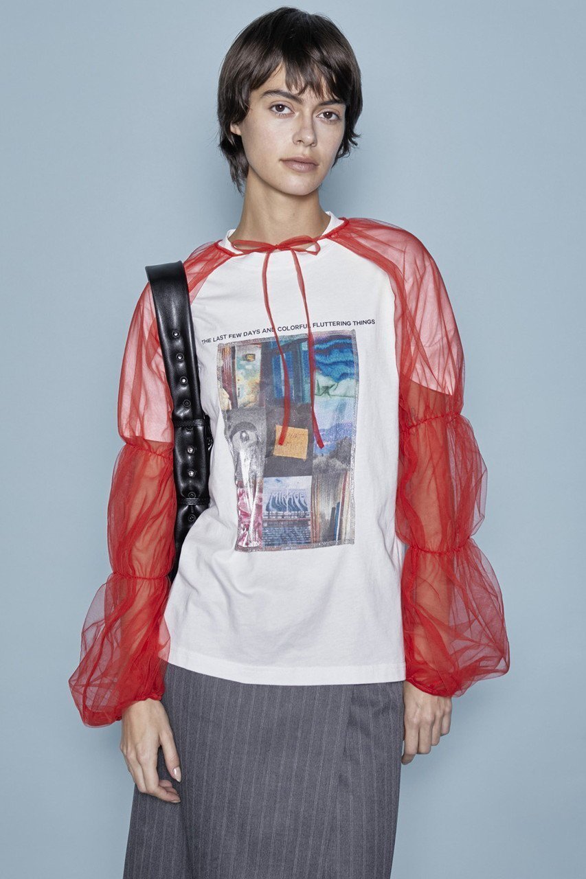 【メゾンスペシャル/MAISON SPECIAL】のGlitter Photo T-shirt/キラキラフォトTシャツ 人気、トレンドファッション・服の通販 founy(ファニー) 　ファッション　Fashion　レディースファッション　Fashion for Women　トップス・カットソー　Cut & Sew Tops　シャツ・ブラウス・オフィスカジュアル　Elegant Blouses & Button-Ups　ロングTシャツ・Tシャツ　Longline T-Shirts & Tees　カットソー・ベーシックTシャツ　Cut-and-Sewn Tops / Stretch Tees & Basics　インナー　Innerwear　コンパクト　Compact, Small Size　ショート　Short, Short Length　ジャケット　Jacket, Outerwear　スリーブ　Sleeve, Long Sleeve / Short Sleeve　プリント　Print, Printed Pattern　夏　Summer　other-7|ID: prp329100003724140 ipo3291000000036666340