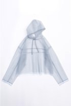 【メゾンスペシャル/MAISON SPECIAL】のSee-through Tulle Hoodie/シースルーチュールフーディ BLU(ブルー)|ID: prp329100003724148 ipo3291000000032838738