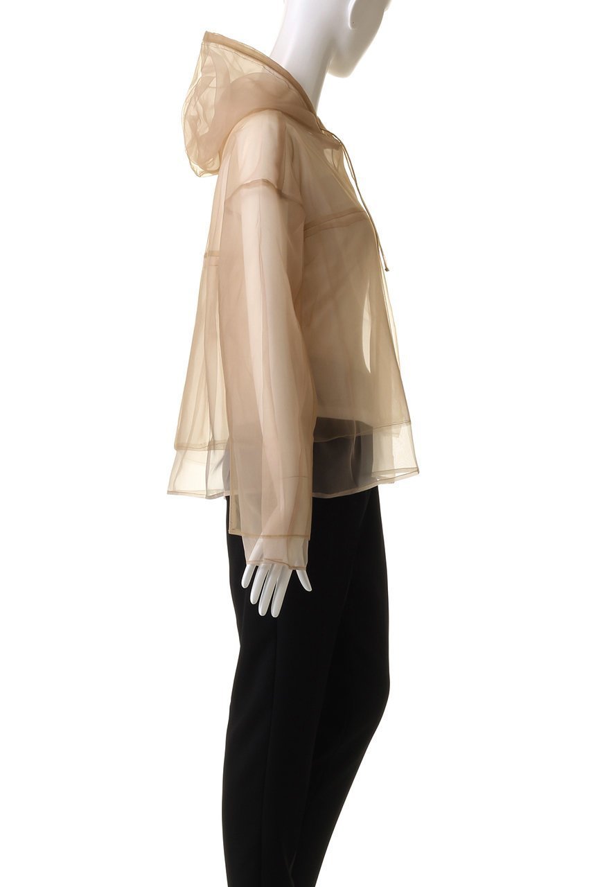 【メゾンスペシャル/MAISON SPECIAL】のSee-through Tulle Hoodie/シースルーチュールフーディ 人気、トレンドファッション・服の通販 founy(ファニー) 　ファッション　Fashion　レディースファッション　Fashion for Women　トップス・カットソー　Cut & Sew Tops　シャツ・ブラウス・オフィスカジュアル　Elegant Blouses & Button-Ups　レディースパーカー・カジュアルフーディー　Casual Hoodies & Sweatshirts　ロングTシャツ・Tシャツ　Longline T-Shirts & Tees　スウェット・クルーネックトップス　Sweatshirts & Crewnecks / Relaxed Fit Sweat Tops　カットソー・ベーシックTシャツ　Cut-and-Sewn Tops / Stretch Tees & Basics　インナー　Innerwear　オーガンジー　Organza Fabric　春　Spring　シアー　Sheer, See-Through　ジャケット　Jacket, Outerwear　チュール　Tulip, Tulip Motif　ボトム　Bottoms, Lower Wear　other-3|ID: prp329100003724148 ipo3291000000036667561