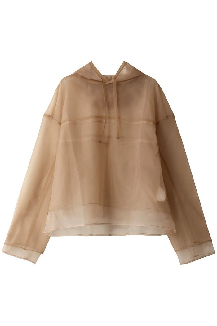 【メゾンスペシャル/MAISON SPECIAL】のSee-through Tulle Hoodie/シースルーチュールフーディ インテリア・キッズ・メンズ・レディースファッション・服の通販 founy(ファニー) https://founy.com/ ファッション Fashion レディースファッション Fashion for Women トップス・カットソー Cut & Sew Tops シャツ・ブラウス・オフィスカジュアル Elegant Blouses & Button-Ups レディースパーカー・カジュアルフーディー Casual Hoodies & Sweatshirts ロングTシャツ・Tシャツ Longline T-Shirts & Tees スウェット・クルーネックトップス Sweatshirts & Crewnecks / Relaxed Fit Sweat Tops カットソー・ベーシックTシャツ Cut-and-Sewn Tops / Stretch Tees & Basics インナー Innerwear オーガンジー Organza Fabric 春 Spring シアー Sheer, See-Through ジャケット Jacket, Outerwear チュール Tulip, Tulip Motif ボトム Bottoms, Lower Wear |ID: prp329100003724148 ipo3291000000036987686