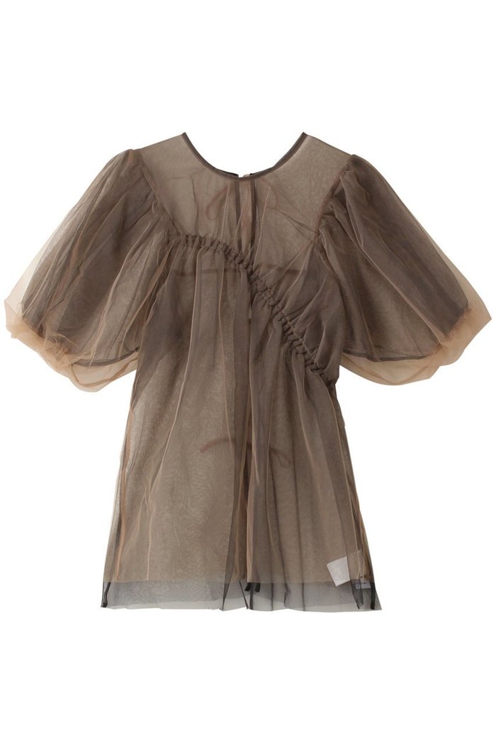 【メゾンスペシャル/MAISON SPECIAL】の2way Tulle Puff Sleeve Tops/2WAYチュールパフスリーブトップス インテリア・キッズ・メンズ・レディースファッション・服の通販 founy(ファニー) https://founy.com/ ファッション Fashion レディースファッション Fashion for Women トップス・カットソー Cut & Sew Tops シャツ・ブラウス・オフィスカジュアル Elegant Blouses & Button-Ups ロングTシャツ・Tシャツ Longline T-Shirts & Tees カットソー・ベーシックTシャツ Cut-and-Sewn Tops / Stretch Tees & Basics カーディガン Cardigan, Knitwear シアー Sheer, See-Through ショート Short, Short Length スリーブ Sleeve, Long Sleeve / Short Sleeve チュール Tulip, Tulip Motif バルーン Balloon, Balloon Silhouette ロング Long, Long-Length |ID: prp329100003724151 ipo3291000000032836791