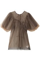 【メゾンスペシャル/MAISON SPECIAL】の2way Tulle Puff Sleeve Tops/2WAYチュールパフスリーブトップス BGE(ベージュ)|ID: prp329100003724151 ipo3291000000032836797