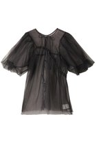【メゾンスペシャル/MAISON SPECIAL】の2way Tulle Puff Sleeve Tops/2WAYチュールパフスリーブトップス BLK(ブラック)|ID: prp329100003724151 ipo3291000000032836802