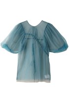【メゾンスペシャル/MAISON SPECIAL】の2way Tulle Puff Sleeve Tops/2WAYチュールパフスリーブトップス BLU(ブルー)|ID: prp329100003724151 ipo3291000000032836808