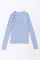 【メゾンスペシャル/MAISON SPECIAL】のPowdery Cotton Teleco Tops/パウダリーコットンテレコトップス S.BLU(スカイブルー)|ID:prp329100003724155