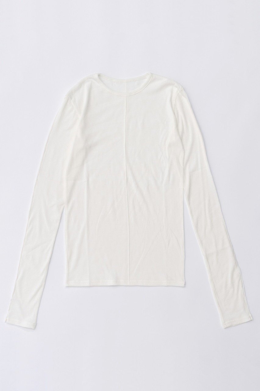 【メゾンスペシャル/MAISON SPECIAL】のPowdery Cotton Teleco Tops/パウダリーコットンテレコトップス インテリア・キッズ・メンズ・レディースファッション・服の通販 founy(ファニー) 　ファッション　Fashion　レディースファッション　WOMEN　トップス・カットソー　Tops/Tshirt　シャツ/ブラウス　Shirts/Blouses　ロング / Tシャツ　T-Shirts　カットソー　Cut and Sewn　インナー　Inner　シンプル　Simple　スリーブ　Sleeve　テレコ　Tereko　ロング　Long　WHT(ホワイト)|ID: prp329100003724155 ipo3291000000024596304