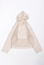 【メゾンスペシャル/MAISON SPECIAL】のDiamond Mesh Hoodie/ダイヤメッシュフーディ IVR(アイボリー)|ID:prp329100003724156