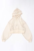 【メゾンスペシャル/MAISON SPECIAL】のMesh Short Hoodie/メッシュショートフーディ IVR(アイボリー)|ID:prp329100003724157