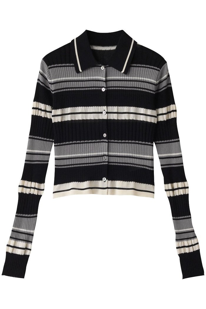 【メゾンスペシャル/MAISON SPECIAL】のMulti Border Cardigan/マルチボーダーカーディガン インテリア・キッズ・メンズ・レディースファッション・服の通販 founy(ファニー) https://founy.com/ ファッション Fashion レディースファッション Fashion for Women トップス・カットソー Cut & Sew Tops ニット Knit Tops & Sweaters カーディガン・羽織り Layered Style Cardigans インナー Innerwear カーディガン Cardigan, Knitwear シアー Sheer, See-Through ボーダー Border, Stripe 羽織 Haori, Light Jacket |ID: prp329100003724159 ipo3291000000035781931