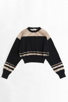 【メゾンスペシャル/MAISON SPECIAL】のSheer Border Knit/シアーボーダーニット BLK(ブラック)|ID: prp329100003724160 ipo3291000000024596323