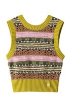 【メゾンスペシャル/MAISON SPECIAL】のMulticolor Knit Vest/マルチカラーニットベスト YEL(イエロー)|ID: prp329100003724161 ipo3291000000032950708
