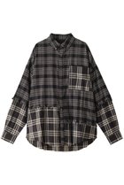 【メゾンスペシャル/MAISON SPECIAL】のCheck Oversized Shirts/チェックオーバーシャツ BLK(ブラック)|ID: prp329100003724165 ipo3291000000036401949