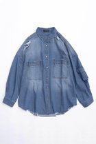 【メゾンスペシャル/MAISON SPECIAL】のDenim Oversized Shirt/デニムオーバーシャツ BLU(ブルー)|ID: prp329100003724166 ipo3291000000024596350