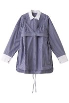 【メゾンスペシャル/MAISON SPECIAL】のWith Bra Stripe Easy Oversized Shirt/ブラ付きストライプイージーオーバーシャツ NVY(ネイビー)|ID: prp329100003724168 ipo3291000000036401969