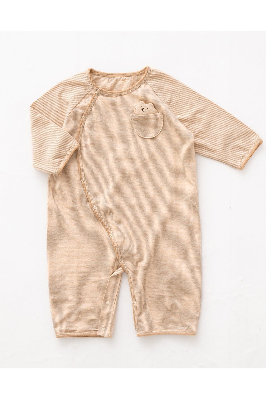 【ポプキンズ/POMPKINS / KIDS】の【Baby】カットソー2wayドレス インテリア・キッズ・メンズ・レディースファッション・服の通販 founy(ファニー) 　ファッション　Fashion　キッズファッション　Fashion for Kids　トップス・カットソー　Cut & Sew Tops　ワンピース　Dresses　カットソー　Cut and Sewn Top　ギフト プレゼント　Gift / Present　ドレス　Dress, One-Piece　ベビー　Baby, Babywear　ポケット　Pocket, Pocket Detail　モチーフ　Motif, Design Theme　ロンパース　Romper, Jumpsuit　クマ|ID: prp329100003724812 ipo3291000000032878238