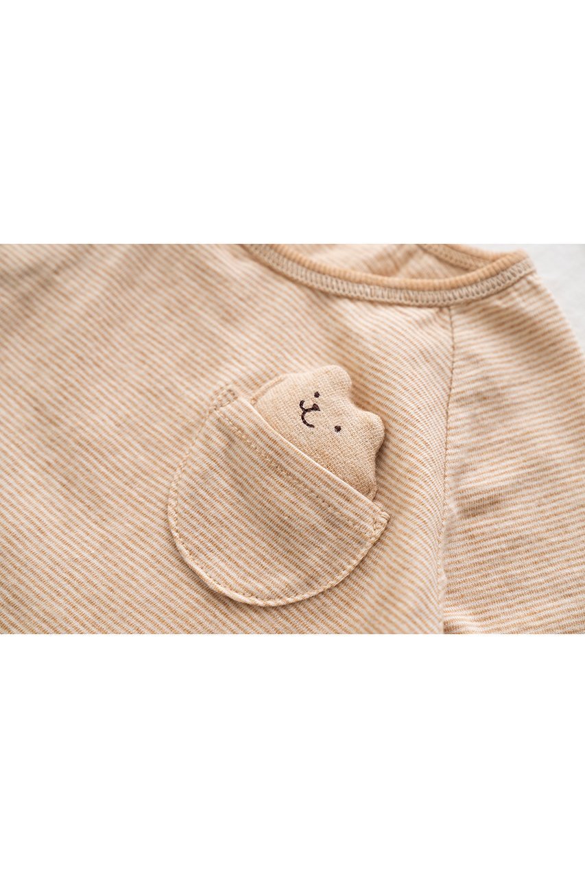 【ポプキンズ/POMPKINS / KIDS】の【Baby】カットソー2wayドレス 人気、トレンドファッション・服の通販 founy(ファニー) 　ファッション　Fashion　キッズファッション　Fashion for Kids　トップス・カットソー　Cut & Sew Tops　ワンピース　Dresses　カットソー　Cut and Sewn Top　ギフト プレゼント　Gift / Present　ドレス　Dress, One-Piece　ベビー　Baby, Babywear　ポケット　Pocket, Pocket Detail　モチーフ　Motif, Design Theme　ロンパース　Romper, Jumpsuit　other-5|ID: prp329100003724812 ipo3291000000032878261