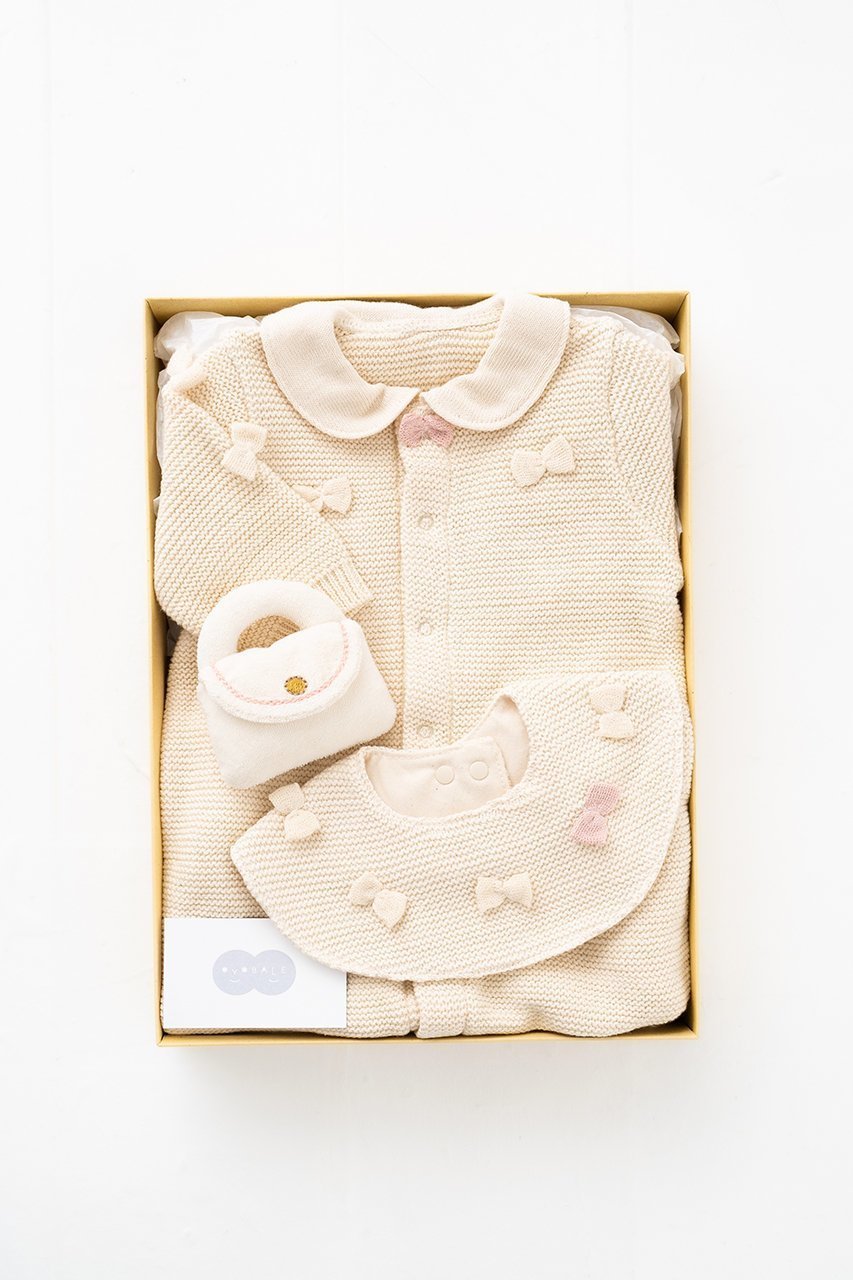 【ポプキンズ/POMPKINS / KIDS】の【Baby】オーガニックコットンギフトセット インテリア・キッズ・メンズ・レディースファッション・服の通販 founy(ファニー) 　ファッション　Fashion　キッズファッション　Fashion for Kids　ギフト プレゼント　Gift / Present　ドレス　Dress, One-Piece　ピンク|ID: prp329100003724813 ipo3291000000032847793