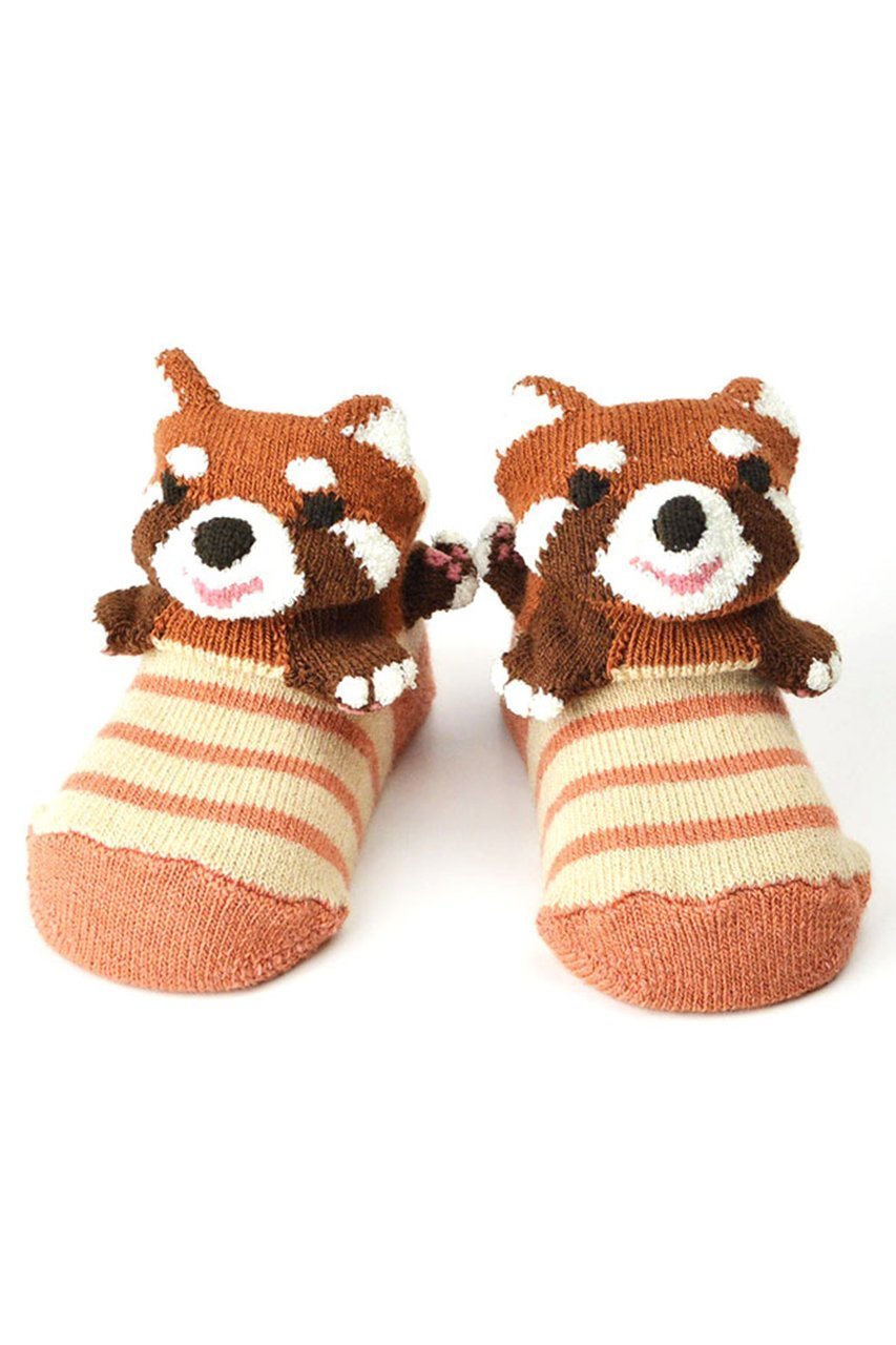 【ポプキンズ/POMPKINS / KIDS】の【BABY】【POP UP SOX】レッサーパンダ 人気、トレンドファッション・服の通販 founy(ファニー) 　ファッション　Fashion　キッズファッション　Fashion for Kids　おすすめ　Recommended / Our Picks　ギフト プレゼント　Gift / Present　シューズ　Shoes, Footwear　ソックス　Socks, Hosiery　ベビー　Baby, Babywear　日本製　Made In Japan　 other-1|ID: prp329100003724816 ipo3291000000036191396