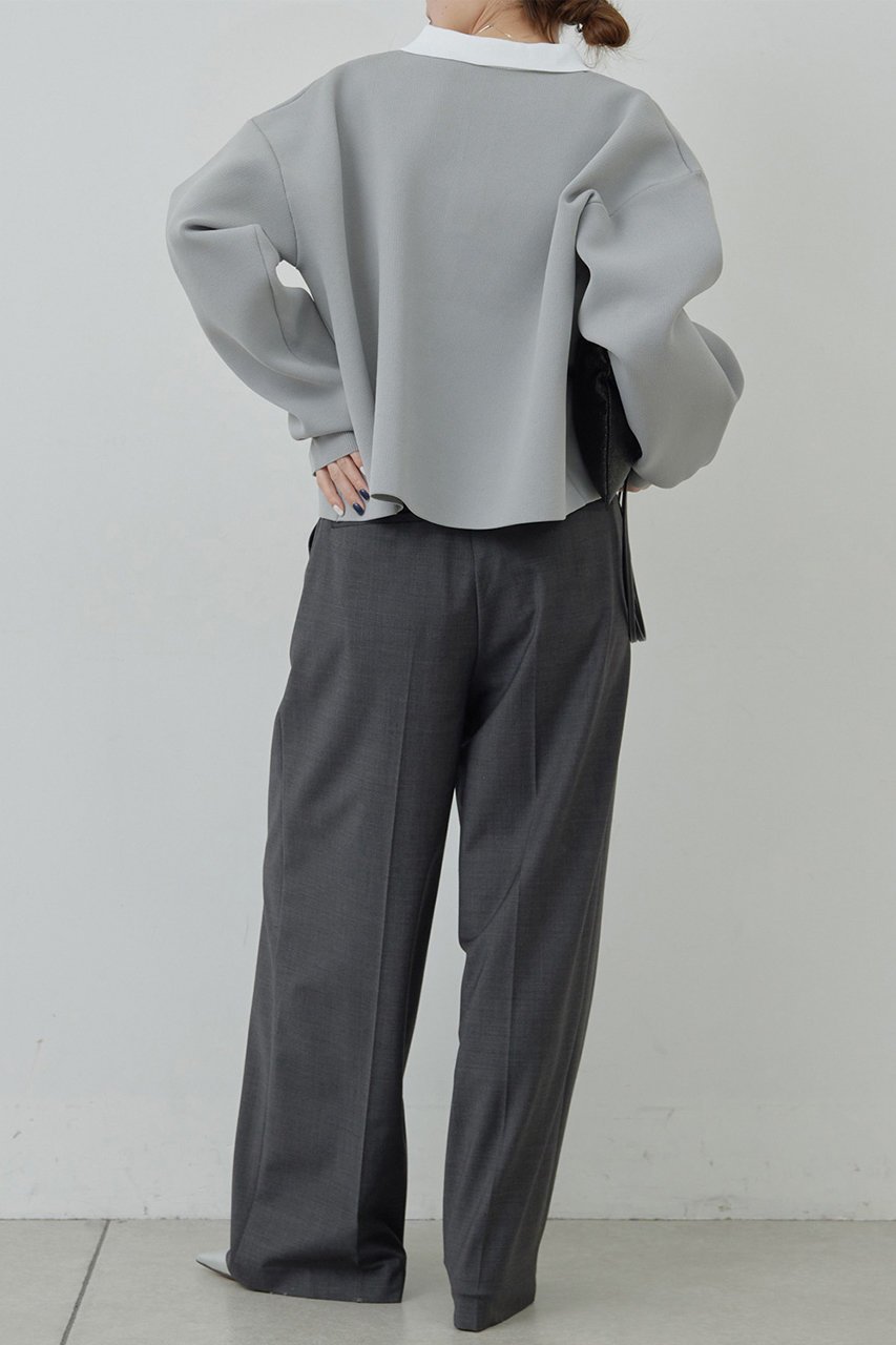 【ガリャルダガランテ/GALLARDAGALANTE】のラガーニット 人気、トレンドファッション・服の通販 founy(ファニー) 　ファッション　Fashion　レディースファッション　Fashion for Women　トップス・カットソー　Cut & Sew Tops　ニット　Knit Tops & Sweaters　カジュアルプルオーバー・ニットトップス　Pullovers & Knit Tops / Casual Pullovers　ショート　Short, Short Length　スキッパー　Skipper, Open Collar　バランス　Balance, Style Balance　ボトム　Bottoms, Lower Wear　other-5|ID: prp329100003726747 ipo3291000000032951342