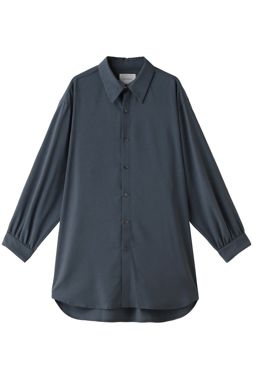 【ミディウミソリッド/MIDIUMISOLID】のbig A/H shirt シャツ インテリア・キッズ・メンズ・レディースファッション・服の通販 founy(ファニー) 　ファッション　Fashion　レディースファッション　WOMEN　トップス・カットソー　Tops/Tshirt　シャツ/ブラウス　Shirts/Blouses　なめらか　Smooth　スリーブ　Sleeve　デニム　Denim　ビッグ　Big　ベーシック　Basic　ロング　Long　羽織　Haori　blue|ID: prp329100003730985 ipo3291000000029988669