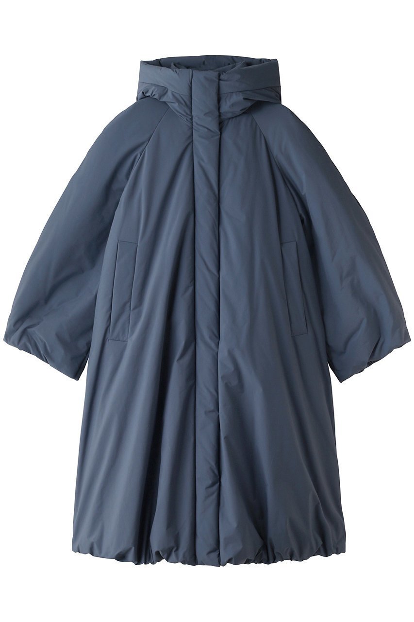 【クラネ/CLANE】のBALLOON HOODIE LONG DOWN COAT/コート インテリア・キッズ・メンズ・レディースファッション・服の通販 founy(ファニー) 　ファッション　Fashion　レディースファッション　Fashion for Women　アウター　Coat / Outerwear Collection　コート・ロングコート・ピーコート　Long Coats, Peacoats & More　ダウンジャケット・軽量ダウン　Warm & Lightweight Down Jackets　スタンド　Stand Collar, Upright Stand　バルーン　Balloon, Balloon Silhouette　ベーシック　Basic, Essential　ロング　Long, Long-Length　BLUE|ID: prp329100003730989 ipo3291000000032916627