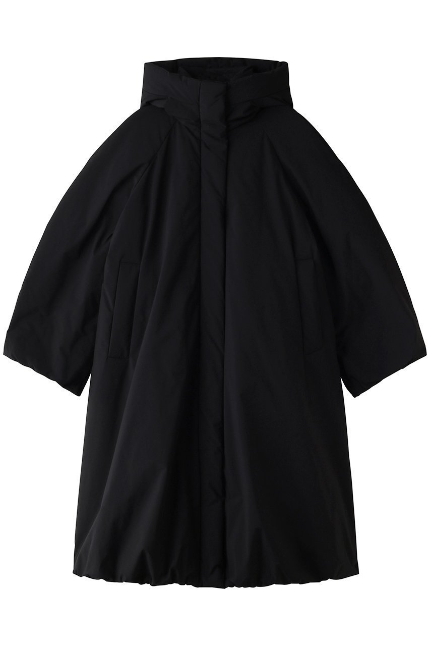 【クラネ/CLANE】のBALLOON HOODIE LONG DOWN COAT/コート インテリア・キッズ・メンズ・レディースファッション・服の通販 founy(ファニー) 　ファッション　Fashion　レディースファッション　Fashion for Women　アウター　Coat / Outerwear Collection　コート・ロングコート・ピーコート　Long Coats, Peacoats & More　ダウンジャケット・軽量ダウン　Warm & Lightweight Down Jackets　スタンド　Stand Collar, Upright Stand　バルーン　Balloon, Balloon Silhouette　ベーシック　Basic, Essential　ロング　Long, Long-Length　BLACK|ID: prp329100003730989 ipo3291000000032916637