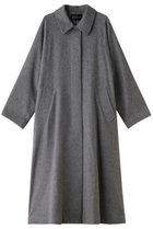 【ミズイロ インド/mizuiro ind】のwool blend balmacaan coat コート gray|ID:prp329100003730992