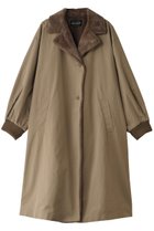 【ミズイロ インド/mizuiro ind】のback boa coat コート beige|ID:prp329100003730993