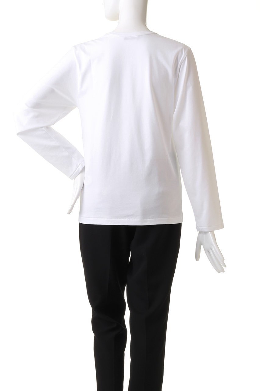 【エイトン/ATON】のSUVIN 60/2 パーフェクト ロングスリーブ Tシャツ 人気、トレンドファッション・服の通販 founy(ファニー) 　ファッション　Fashion　レディースファッション　Fashion for Women　トップス・カットソー　Cut & Sew Tops　シャツ・ブラウス・オフィスカジュアル　Elegant Blouses & Button-Ups　ロングTシャツ・Tシャツ　Longline T-Shirts & Tees　カットソー・ベーシックTシャツ　Cut-and-Sewn Tops / Stretch Tees & Basics　なめらか　Smooth, Silky Texture　スリーブ　Sleeve, Long Sleeve / Short Sleeve　ロング　Long, Long-Length　エレガント 上品　Elegant　other-4|ID: prp329100003731008 ipo3291000000036884981