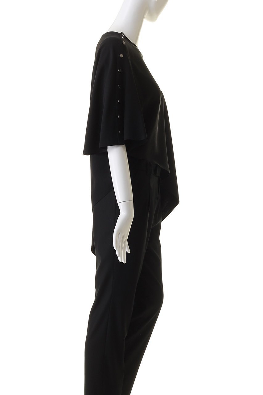 【チノ/CINOH】のBLACK FORMAL ドレープブラウス 人気、トレンドファッション・服の通販 founy(ファニー) 　ファッション　Fashion　レディースファッション　Fashion for Women　トップス・カットソー　Cut & Sew Tops　シャツ・ブラウス・オフィスカジュアル　Elegant Blouses & Button-Ups　アシンメトリー　Asymmetrical Style　エレガント 上品　Elegant　コレクション　Collection, Seasonal Line　ショート　Short, Short Length　スリーブ　Sleeve, Long Sleeve / Short Sleeve　ドット　Polka Dot, Dot Pattern　マニッシュ　Mannish, Boyish　other-3|ID: prp329100003731020 ipo3291000000032924420