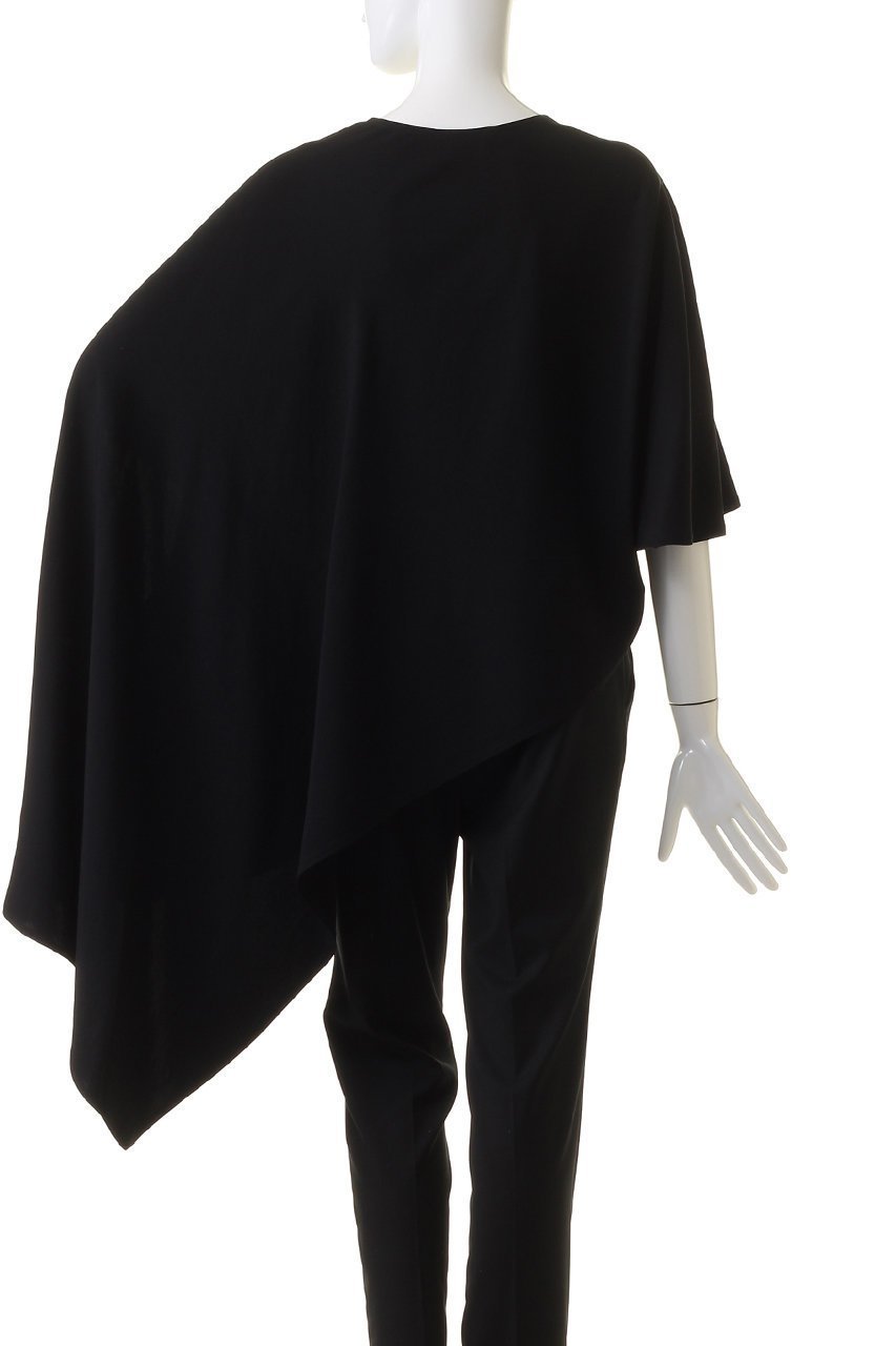 【チノ/CINOH】のBLACK FORMAL ドレープブラウス 人気、トレンドファッション・服の通販 founy(ファニー) 　ファッション　Fashion　レディースファッション　Fashion for Women　トップス・カットソー　Cut & Sew Tops　シャツ・ブラウス・オフィスカジュアル　Elegant Blouses & Button-Ups　アシンメトリー　Asymmetrical Style　エレガント 上品　Elegant　コレクション　Collection, Seasonal Line　ショート　Short, Short Length　スリーブ　Sleeve, Long Sleeve / Short Sleeve　ドット　Polka Dot, Dot Pattern　マニッシュ　Mannish, Boyish　other-4|ID: prp329100003731020 ipo3291000000035653282