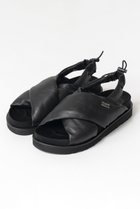 【メゾンスペシャル/MAISON SPECIAL】のCloth Puffer Sandals/クロスパッファーサンダル BLK(ブラック)|ID:prp329100003731029