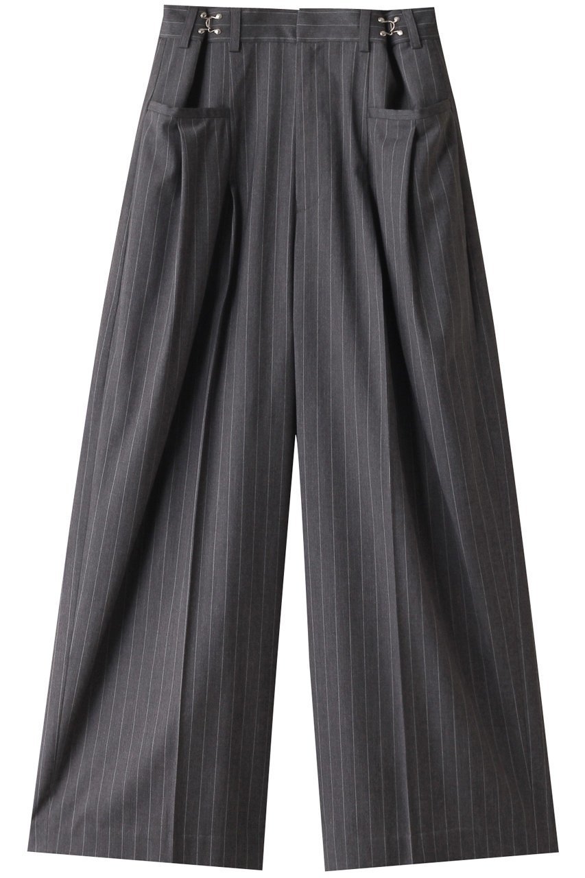 【メゾンスペシャル/MAISON SPECIAL】の2way Tuck Volume Pants/2WAYタックボリュームパンツ 人気、トレンドファッション・服の通販 founy(ファニー) 　ファッション　Fashion　レディースファッション　Fashion for Women　パンツ　Pants & Trousers　ジャケット　Jacket, Outerwear　ストライプ　Stripe, Striped Pattern　スラックス　Slacks, Dress Pants　スーツ　Suit, Formalwear　セットアップ　Set-Up, Coordinated Outfit　無地　Plain, Solid Color　ワイド　Wide, Wide Fit　エレガント 上品　Elegant　 other-1|ID: prp329100003731030 ipo3291000000035581451