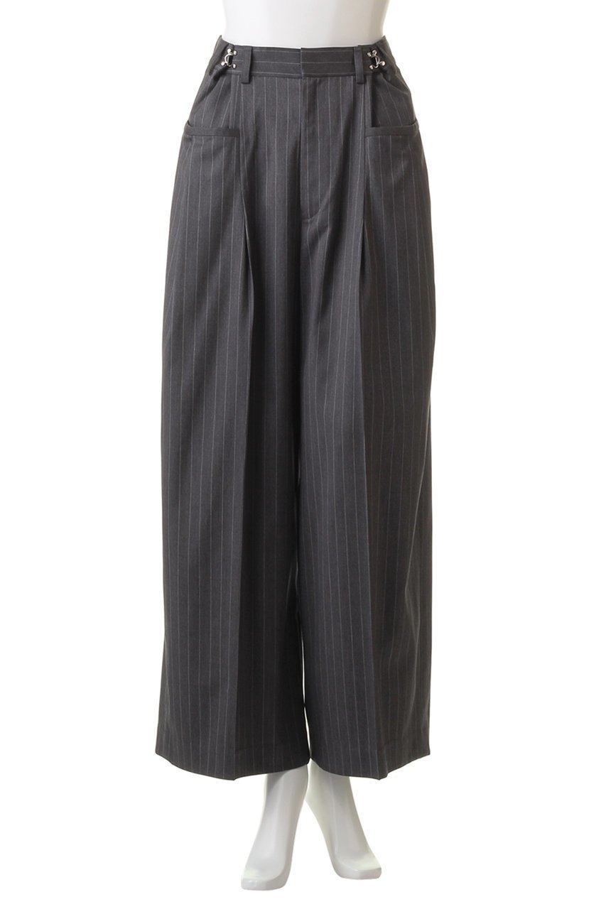 【メゾンスペシャル/MAISON SPECIAL】の2way Tuck Volume Pants/2WAYタックボリュームパンツ 人気、トレンドファッション・服の通販 founy(ファニー) 　ファッション　Fashion　レディースファッション　Fashion for Women　パンツ　Pants & Trousers　ジャケット　Jacket, Outerwear　ストライプ　Stripe, Striped Pattern　スラックス　Slacks, Dress Pants　スーツ　Suit, Formalwear　セットアップ　Set-Up, Coordinated Outfit　無地　Plain, Solid Color　ワイド　Wide, Wide Fit　エレガント 上品　Elegant　other-2|ID: prp329100003731030 ipo3291000000035581457