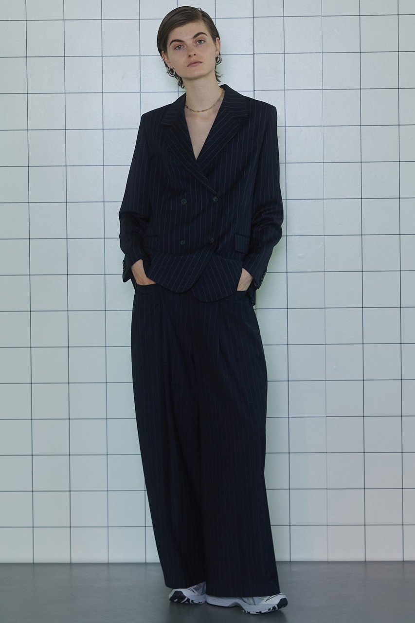 【メゾンスペシャル/MAISON SPECIAL】の2way Tuck Volume Pants/2WAYタックボリュームパンツ 人気、トレンドファッション・服の通販 founy(ファニー) 　ファッション　Fashion　レディースファッション　Fashion for Women　パンツ　Pants & Trousers　ジャケット　Jacket, Outerwear　ストライプ　Stripe, Striped Pattern　スラックス　Slacks, Dress Pants　スーツ　Suit, Formalwear　セットアップ　Set-Up, Coordinated Outfit　無地　Plain, Solid Color　ワイド　Wide, Wide Fit　エレガント 上品　Elegant　other-7|ID: prp329100003731030 ipo3291000000035581464