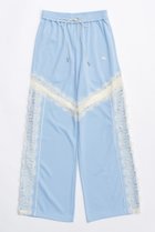【メゾンスペシャル/MAISON SPECIAL】のLace Docking Jersey Pants/レースドッキングジャージパンツ BLU(ブルー)|ID:prp329100003731031