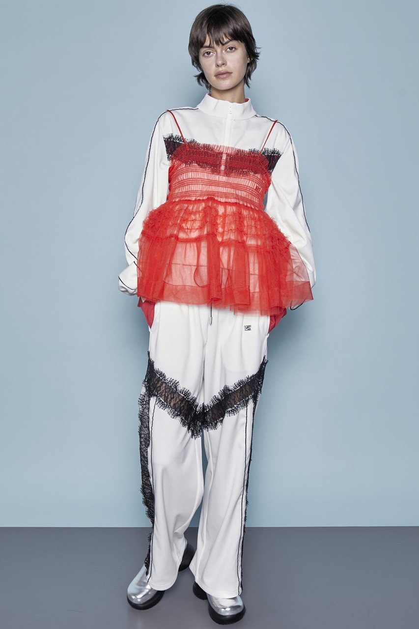 【メゾンスペシャル/MAISON SPECIAL】のLace Docking Jersey Pants/レースドッキングジャージパンツ 人気、トレンドファッション・服の通販 founy(ファニー) 　ファッション　Fashion　レディースファッション　Fashion for Women　パンツ　Pants & Trousers　コンビ　Combo, Combination Style　ジャケット　Jacket, Outerwear　スポーティ　Sporty, Casual Athletic　セットアップ　Set-Up, Coordinated Outfit　ドッキング　Docking, Mixed Material　レース　Lace, Lace Fabric　ロング　Long, Long-Length　other-6|ID: prp329100003731031 ipo3291000000032820897