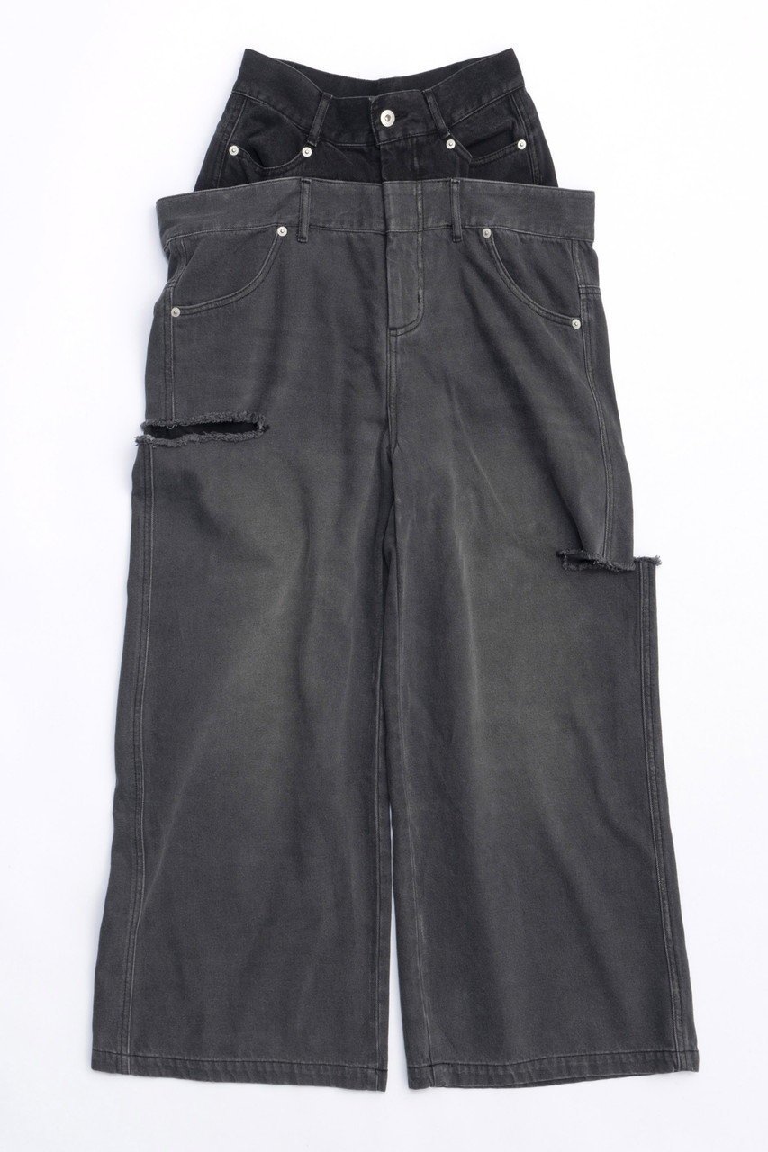 【メゾンスペシャル/MAISON SPECIAL】のDouble Waist Baggy Denim Pants/ダブルウエストバギーデニム 人気、トレンドファッション・服の通販 founy(ファニー) 　ファッション　Fashion　レディースファッション　WOMEN　パンツ　Pants　デニムパンツ　Denim Pants　デニム　Denim　 other-1|ID: prp329100003731032 ipo3291000000025481586